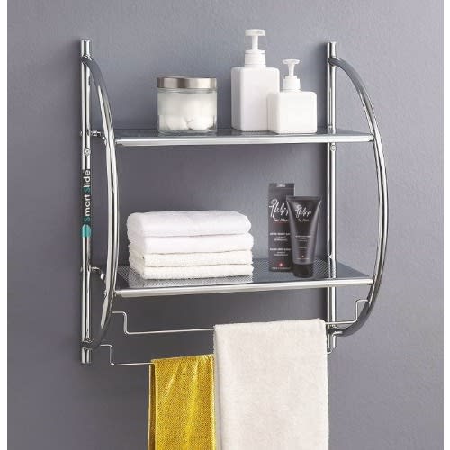 Stainless Steel Multi-Use Bathroom Rack Shelf 18