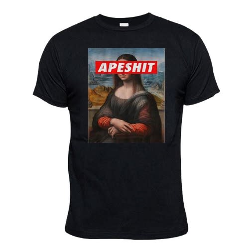 Chrysolite Designs Monalisa Apeshit Premium Class T-shirt - Black