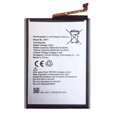 Replacement Battery For Techno Spark 5 Air