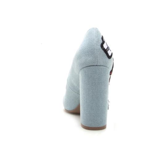 Ladies Signal-21 Denim Pumps - Light Blue