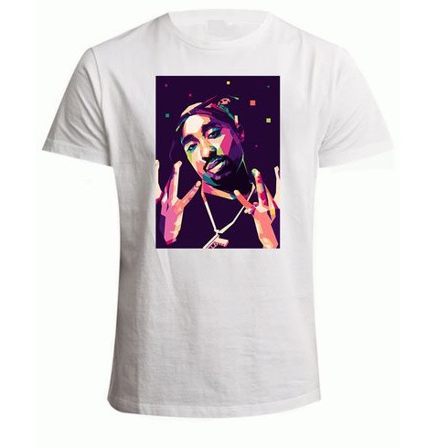 Chrysolite Designs Legacy Of Tupac Premium Class T-shirt - White