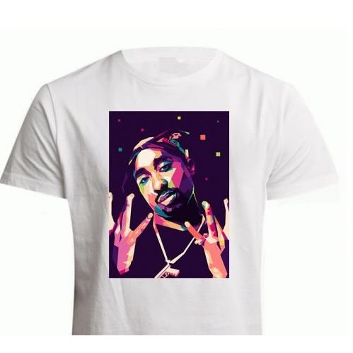 Chrysolite Designs Legacy Of Tupac Premium Class T-shirt - White
