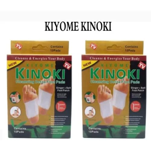 Ginger + Salt Kiyome Kinoki Cleansing Detox Foot Pads - 2pcs - 20pads