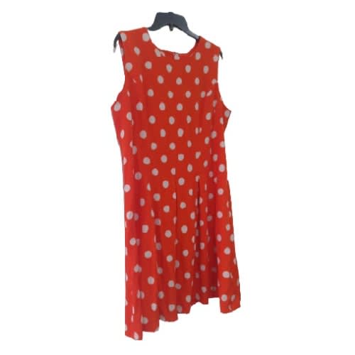 Women's Short Dress- Orange