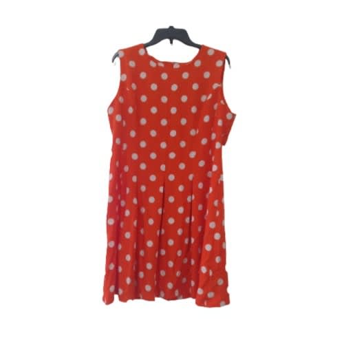 Women's Short Dress- Orange
