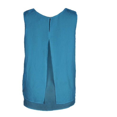 Ladies Sleeveless Top- Blue