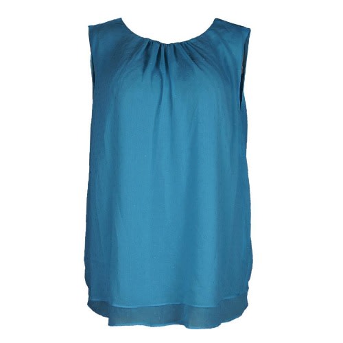 Ladies Sleeveless Top- Blue