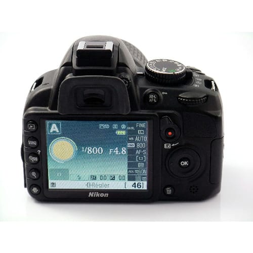 D3100 Camera With An 18-55mm Lens