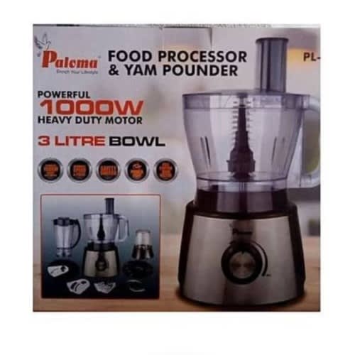 Paloma Food Processor & Yam Pounder With 3 Litre Bowl