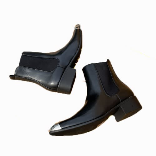 Men Professional Working Shoes Boot-Black
