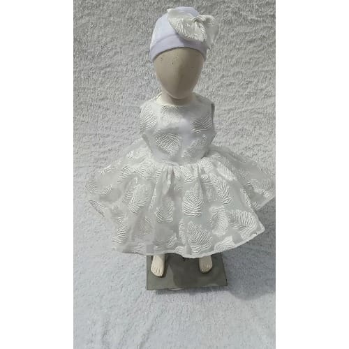 Baby Christening Ball Gown - White