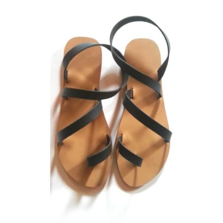 Women's Buckless Sandal - Black
