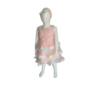 Girl Rainbow Gown - Multicolor