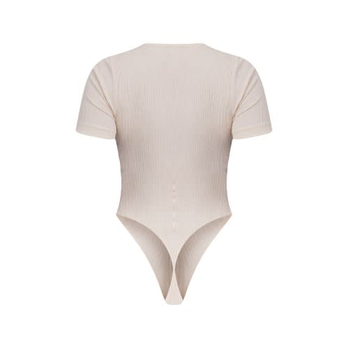 Short Sleeve Bodysuit - Off-white