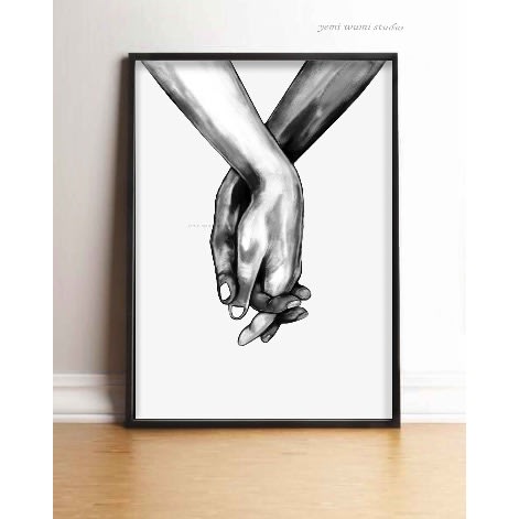 Love Wall Frame 12 By 16 Inches  - 2 Pieces