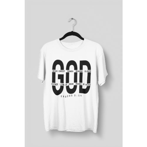 God Christian T-shirt- White