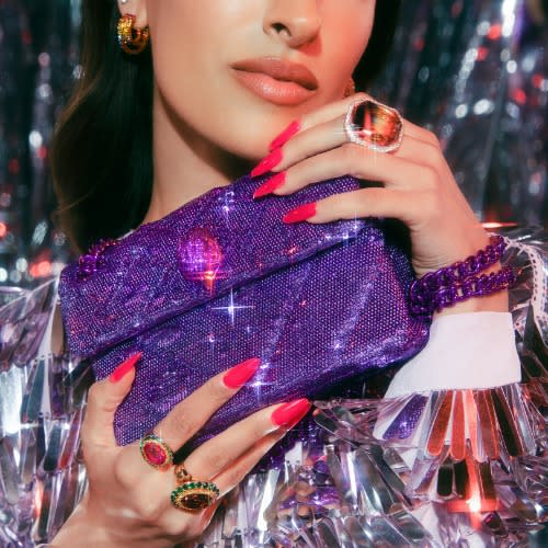 Sequins Mini Kensington – Purple