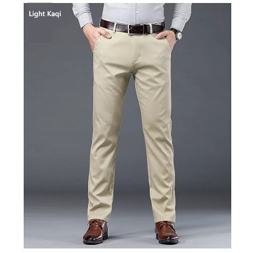Pure Cotton Chinos Pant- Cream