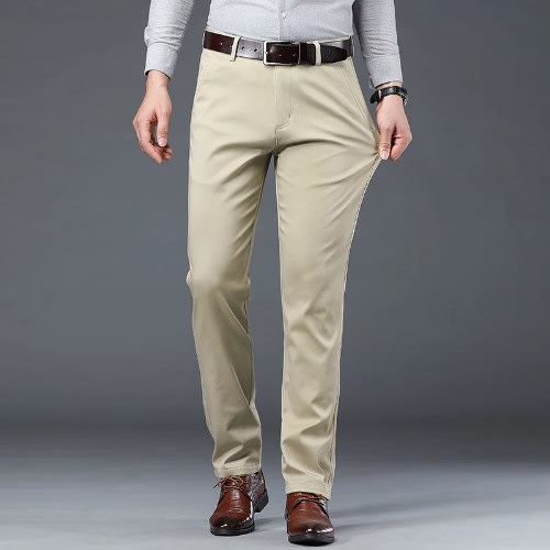 Pure Cotton Chinos Pant- Cream