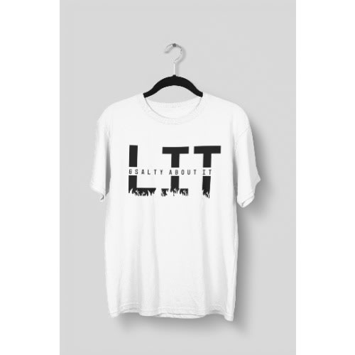Lit Christian T-shirt - White