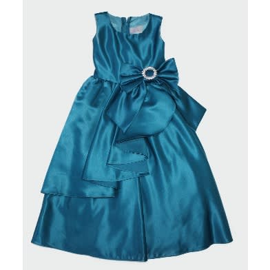Sea Blue Dress For Girls
