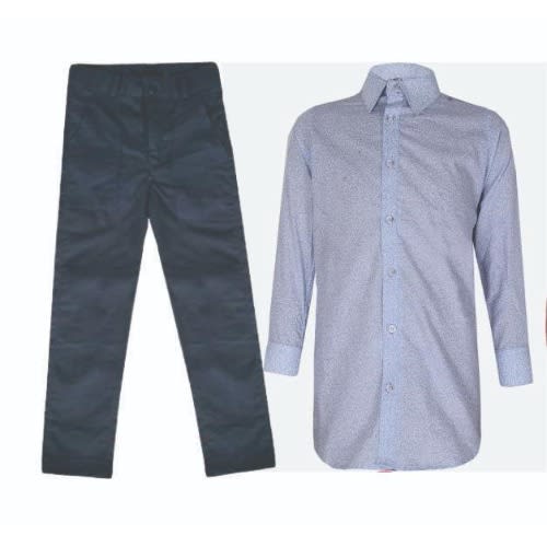 Boys' 2piece Shirt & Trousers - Blue