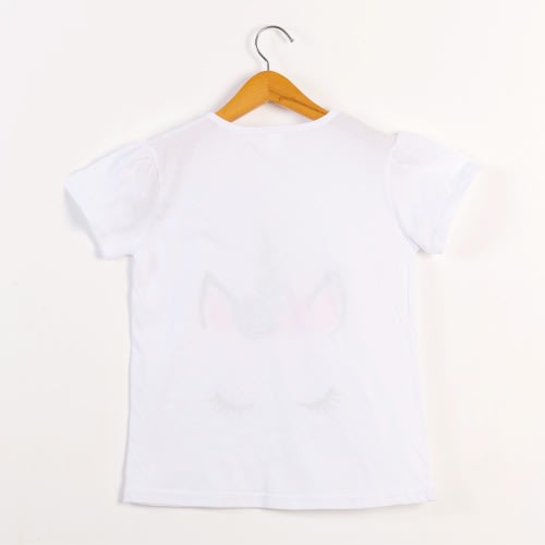 Girl Unicorn Printed Top