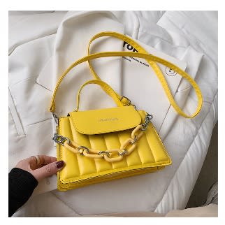 WOMAN  FASHION HAND BAG - YELLOW