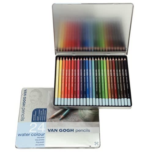 Van Gogh Water Colour Pencils Basic Set -24 Colours