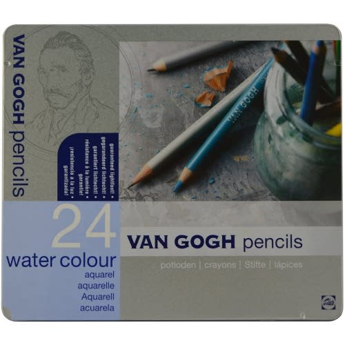 Van Gogh Water Colour Pencils Basic Set -24 Colours