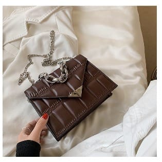 Ladies Crossbody Hand Bag- Brown