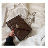 Ladies Crossbody Hand Bag- Brown