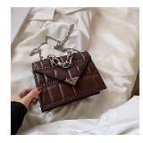 Ladies Crossbody Hand Bag- Brown