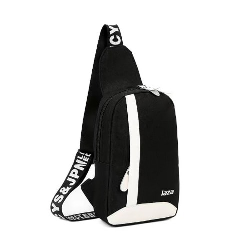 Laza Cross body Bag - Black - 8 inches