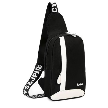 Laza Cross body Bag - Black - 8 inches