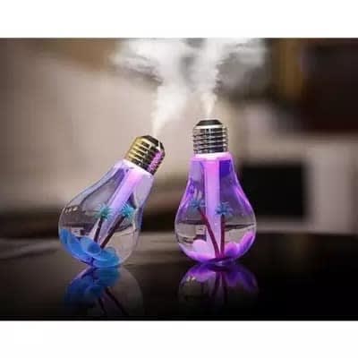 Fancy Bulb-styled Humidifier With Changing Lights