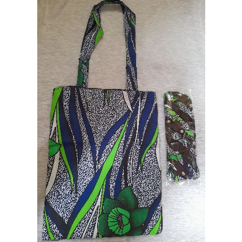 Ankara-tote Bag + Hairband