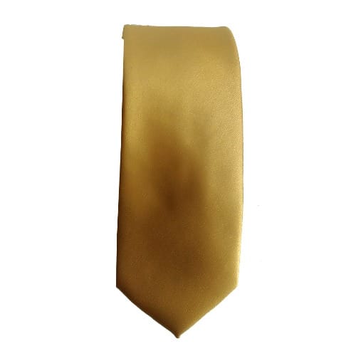 Men's Plain Tie - Gold - Mt-4351