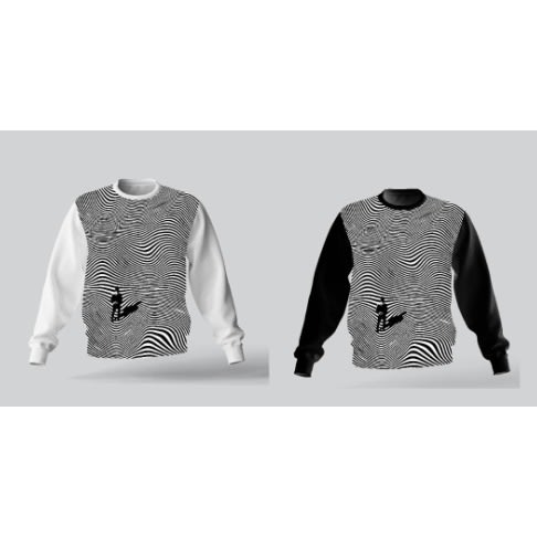 Contour Design Long Sleeeve Polo T-Shirt -2Pieces