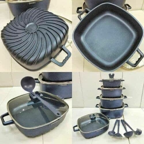 22 Pieces Set Non Stick Granite Cooking Pot