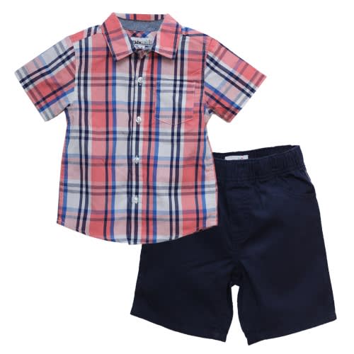 2 Pieces Checkered Set