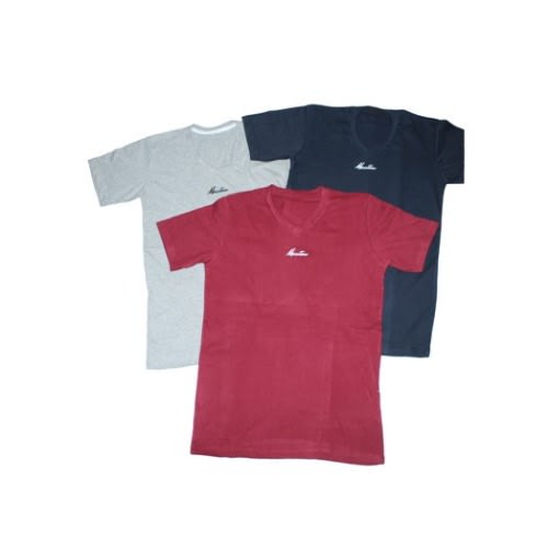 Mens  3in1 Crested Tshirts  Black Grey And Maroon