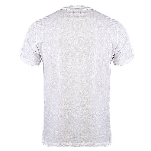 White Print Crew-neck T-shirt