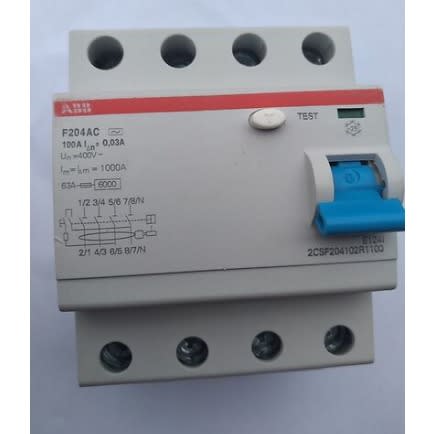 Earth Leakage Circuit Breaker 4pole 100AMPS