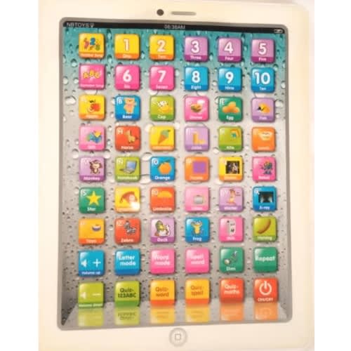 Mini Educational Learn Pad For Kids - White