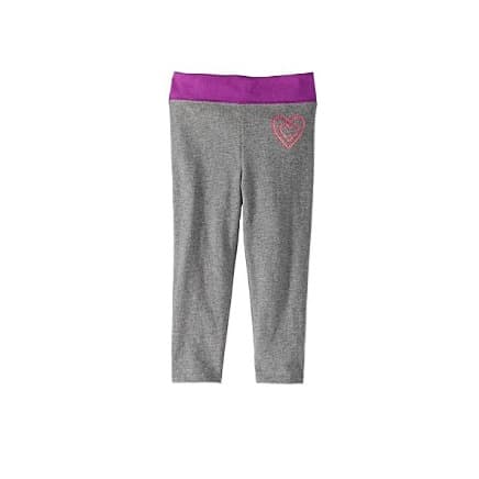 Toddler Girls' Active Leggings-grey