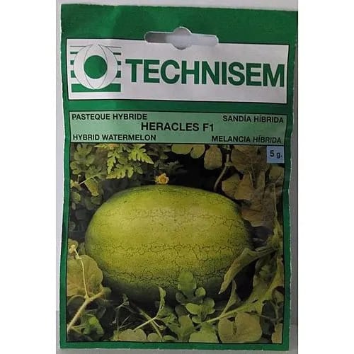 Technisem - Hybrid Watermelon Seed - Heracles F1 - 5g
