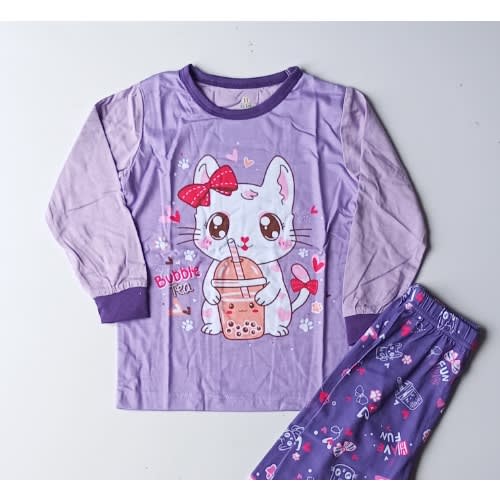 Caluby Kitty Pyjamas Sleep Set