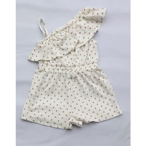 Leopard Dots 2 Pack Girls Playsuits