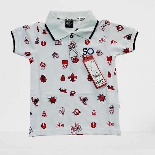 Children Polo Tshirt-white